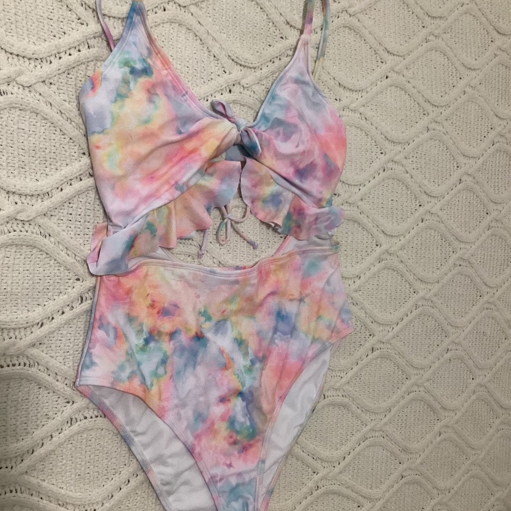 Super cute tie dye 1pc bikini